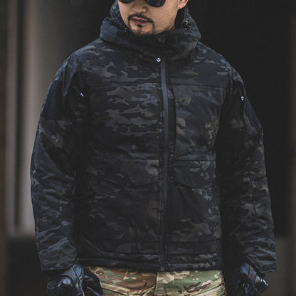 Aegis | Taktisk Camouflage Thermo Jakke med Hætte