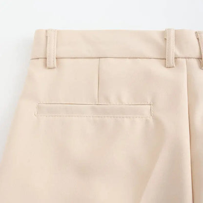 Marcello™ | Herre Slim Fit Cropped Stretch Bukser med Ankellange Ben | Luksuriøse Smart Casual Pæne Bukser