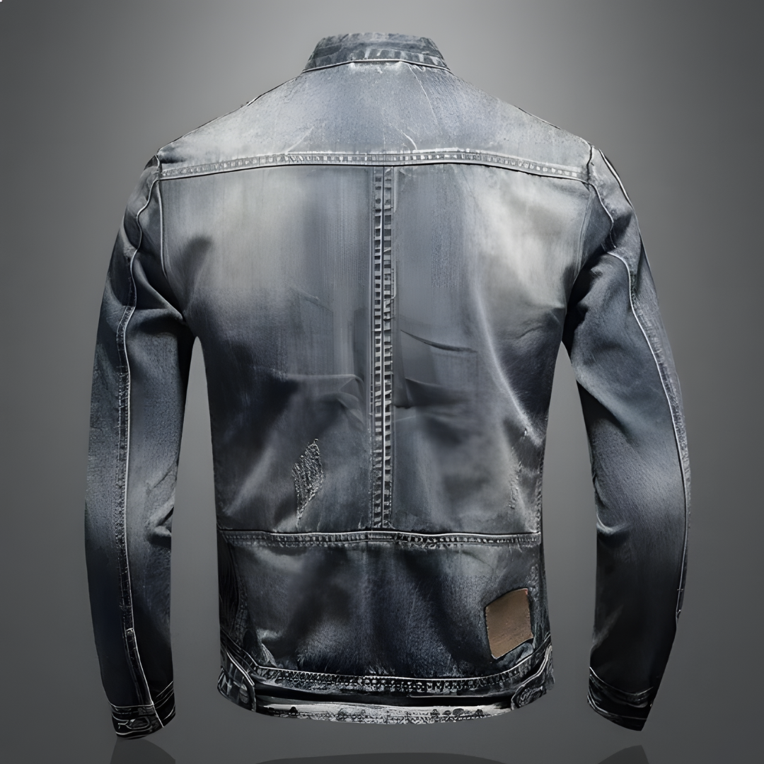 Axel™ | Mænd Retro Denimjakke med Tidløs Stil og Holdbare Materialer