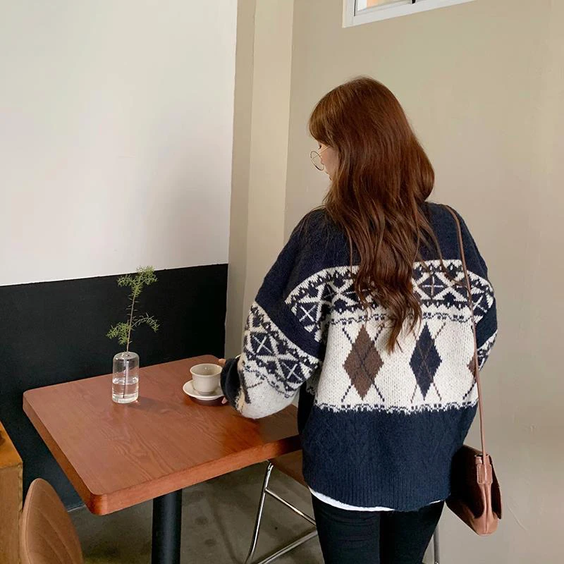 Clémentine™ | Damer Behagelig Cardigan med Rund Hals og Tidløst Design