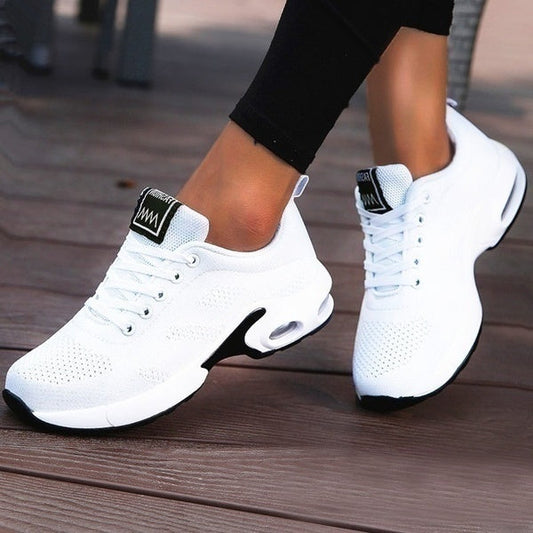 Eloura | Åndbare Dame Sneakers Med Forhøjet Sål