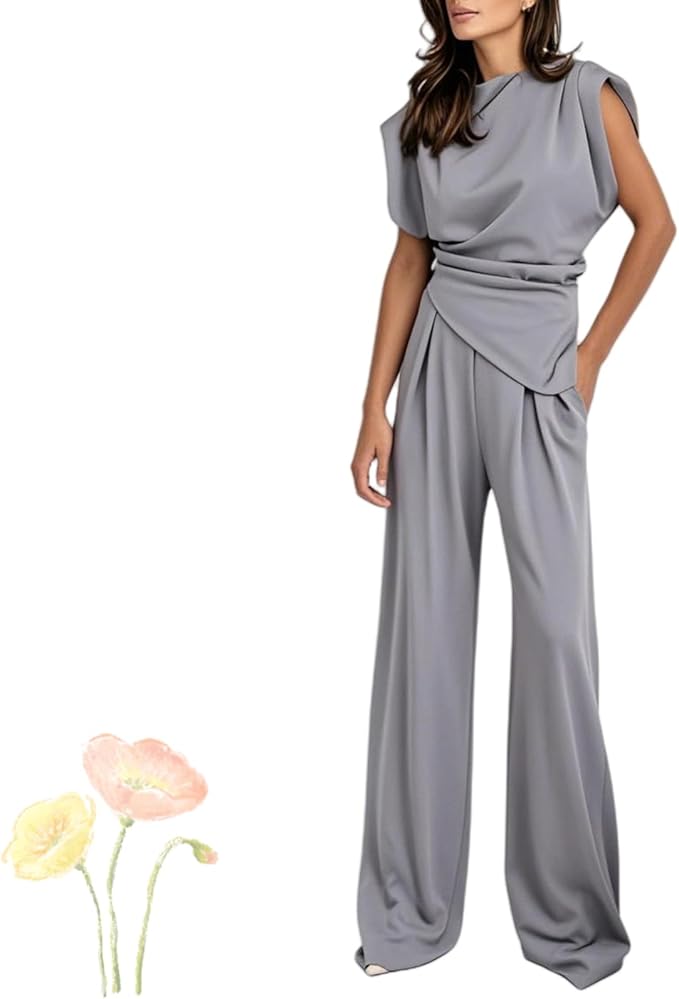 Eliana | Elegant Draperet Jumpsuit Damer