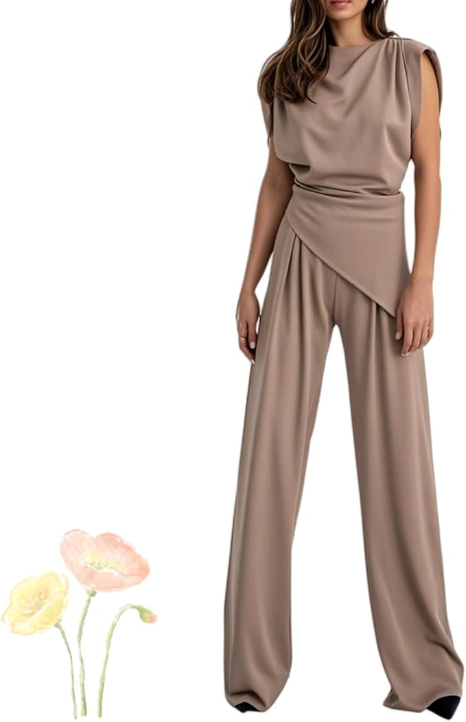 Eliana | Elegant Draperet Jumpsuit Damer