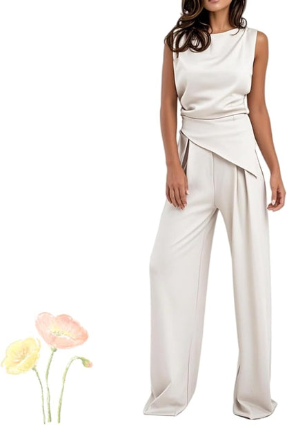 Eliana | Elegant Draperet Jumpsuit Damer