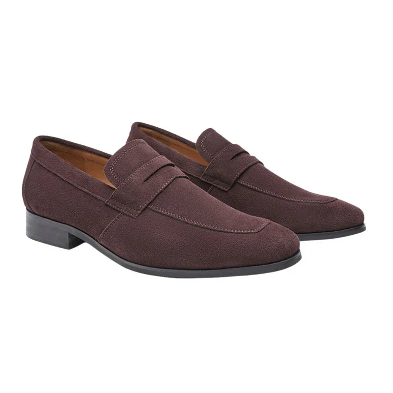 Alegro™ | Herrer Elegante Kalveskindsloafers med Lædersål