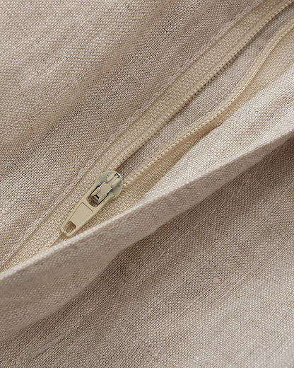 Nereo | Sommer Shorts til Mænd i Hørlook med Elastisk Talje & Sidelommer