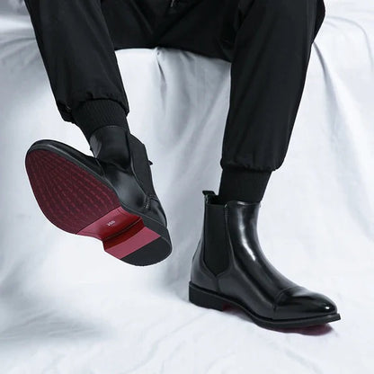 Adrien | Læder Chelsea Boots Herrer