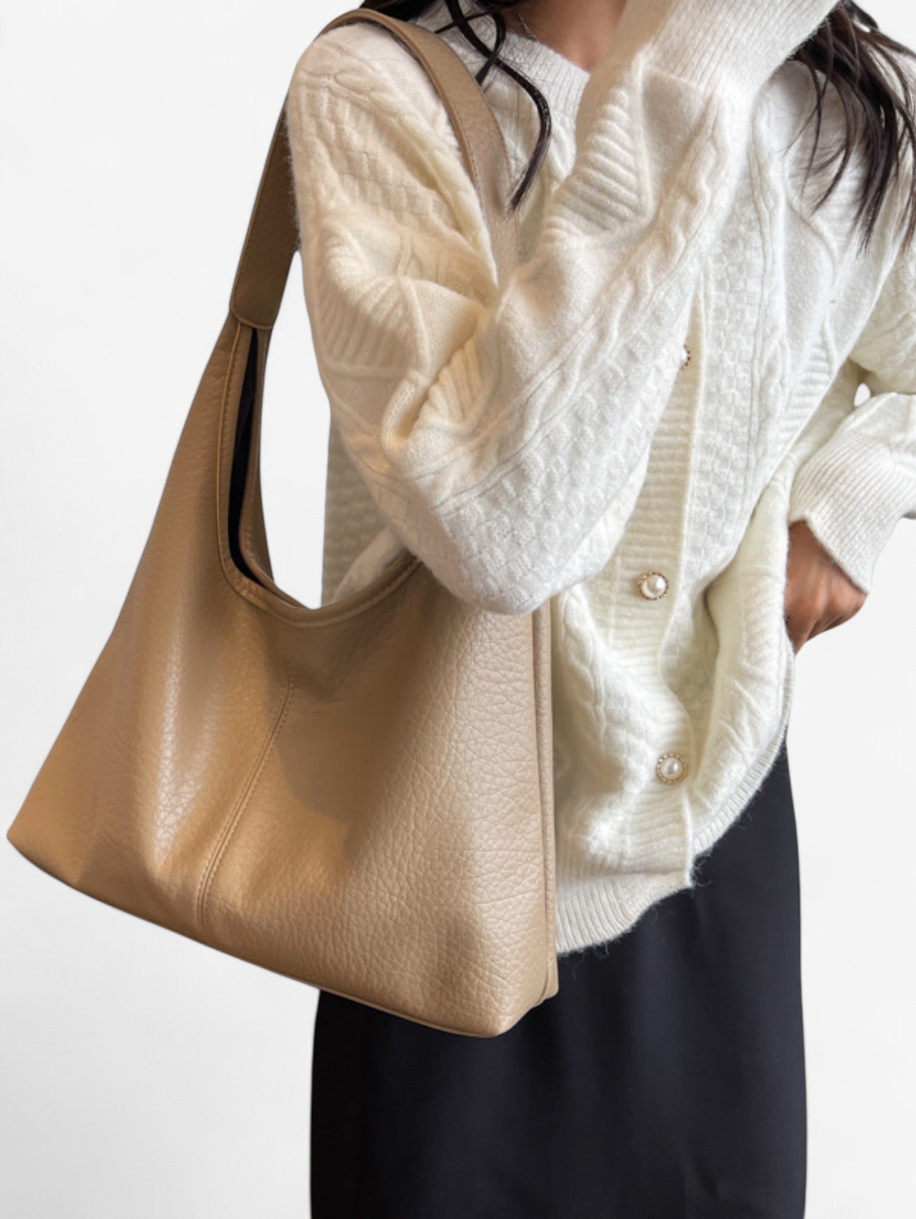 Allegra | Minimalistisk Hobo Taske Damer