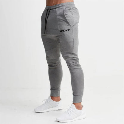 GEHT Active™ | Herre Slim Fit Joggingbukser | Tapered Træningsbukser til Fitness og Hverdag