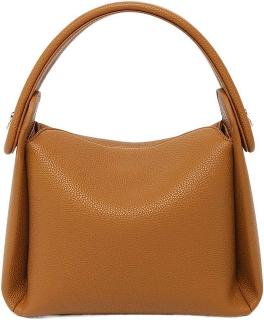 Éliane™ | Damer Lille Læder Håndtaske | Kompakt Crossbody med Håndtag, Magnetlukning & Justerbar Skulderrem