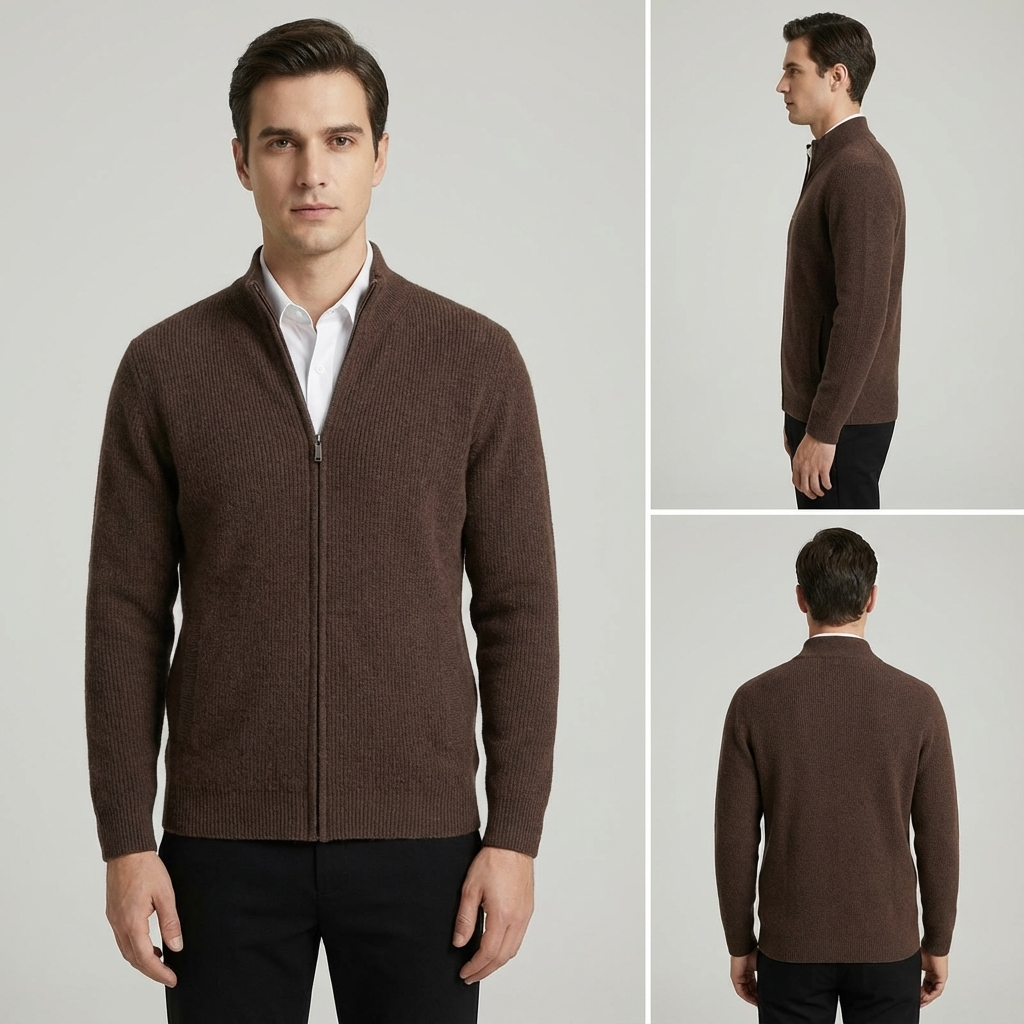 Xavier | Merinould Kashmir Cardigan