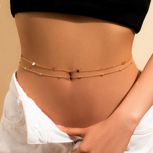 Alira | Guld Belly Chain