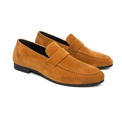Alegro™ | Herrer Elegante Kalveskindsloafers med Lædersål