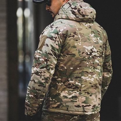 Aegis | Taktisk Camouflage Thermo Jakke med Hætte