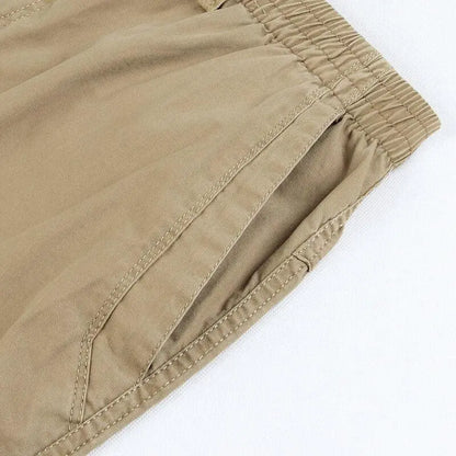 Luca™ | Herre Luftige Pull-On Bukser med Elastisk Talje og Lige Ben