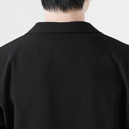 Fiorenza™ | Herre To-Delte Sommer Sæt med Blazer og Bukser | Let Smart Casual Sæt med Trekvartærmer og Elastisk Talje