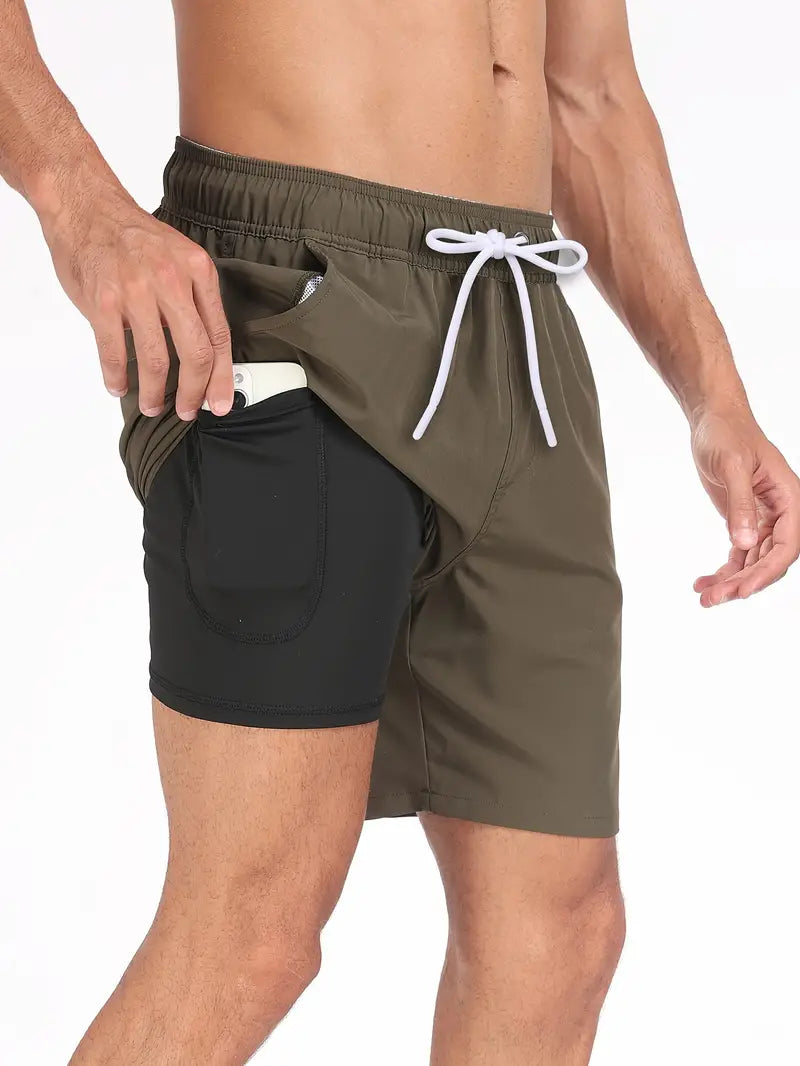 Zerno | Badeshorts 2-i-1 Herre