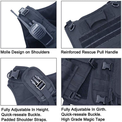 Axton | Taktisk Vest med MOLLE-System