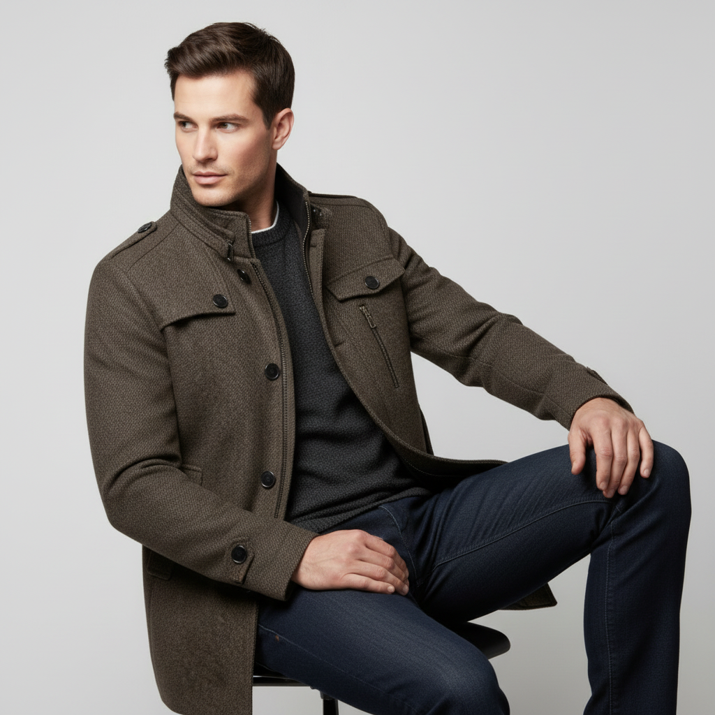 Harrison | Lang Uld Vinterfrakke