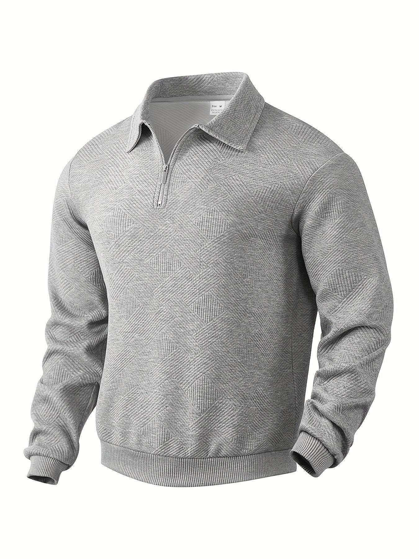 Mathéo™ | Herre Half-Zip Polo med Lange Ærmer og Moderne Stil