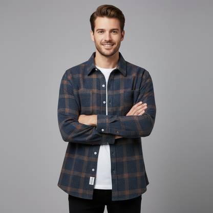 Assensio | Ternet Flannel Skjorte