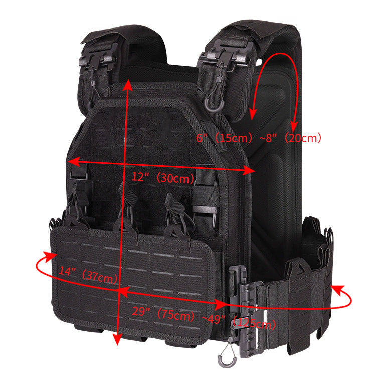 Aegis | Taktisk Plate Carrier Vest med MOLLE