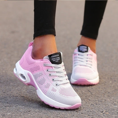 Eloura | Åndbare Dame Sneakers Med Forhøjet Sål