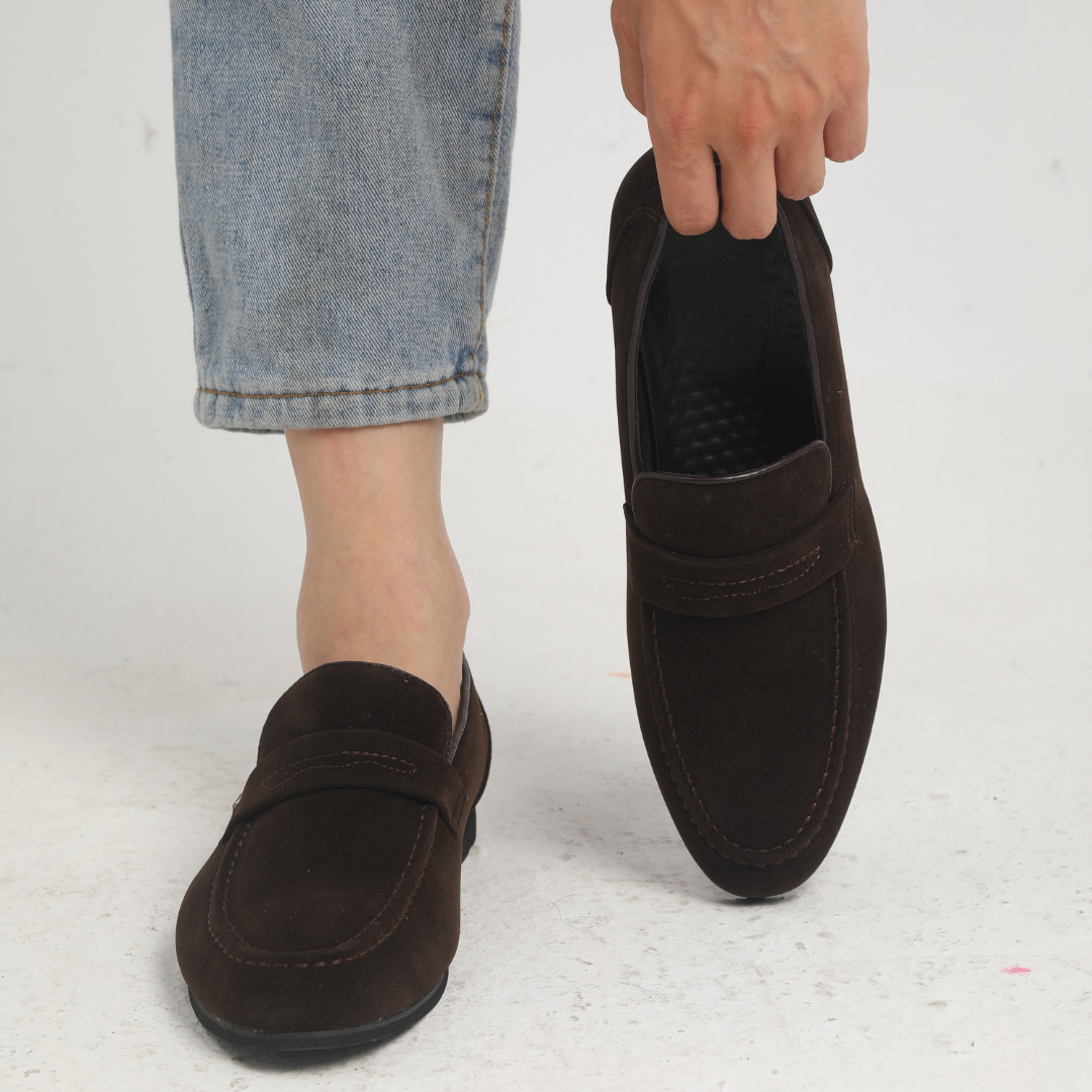 Alegro™ | Herrer Elegante Kalveskindsloafers med Lædersål