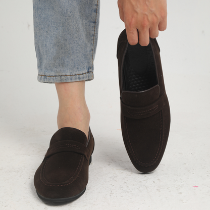 Alegro™ | Herrer Elegante Kalveskindsloafers med Lædersål