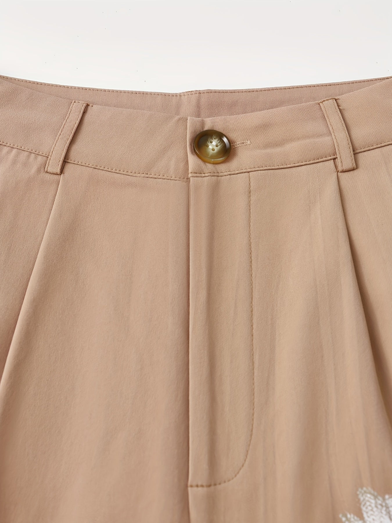 Floriviera™ | Elegant 3-Deles Damer Outfit Med Blomstermønster, Trenchcoat, Bukser Og Bandeautop