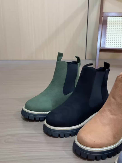 Nerina | Chelsea Boots Zwart Suede