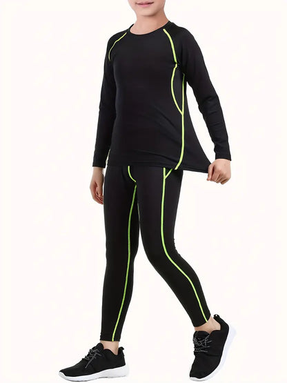 ThermaFit Mini™ | Termotøj til Børn med Kompression, Hurtigtørrende Materiale og Høj Elasticitet