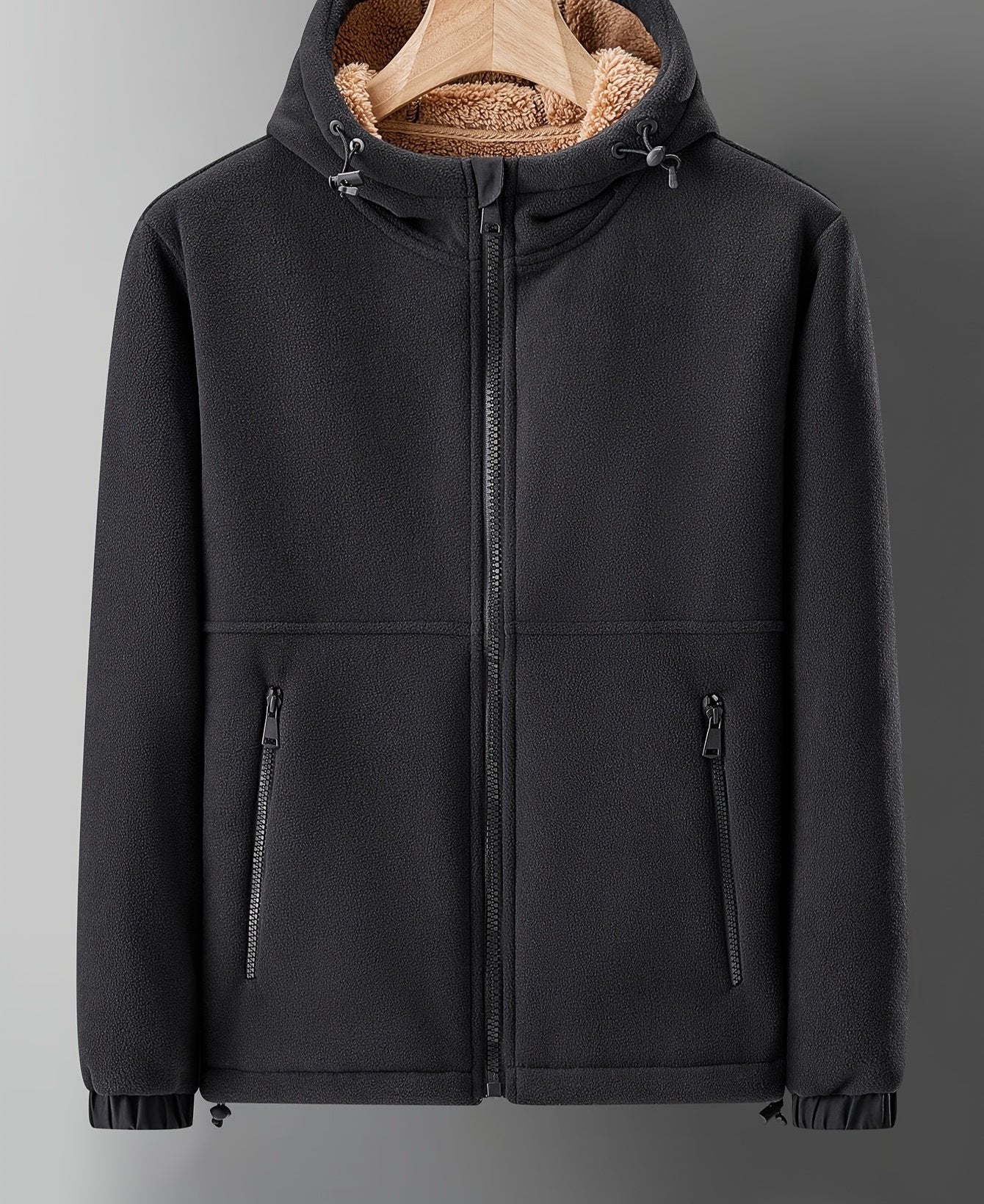 Larsen™ | Cardigan med varm plys indeni | Fleece