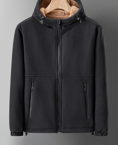 Larsen™ | Cardigan med varm plys indeni | Fleece