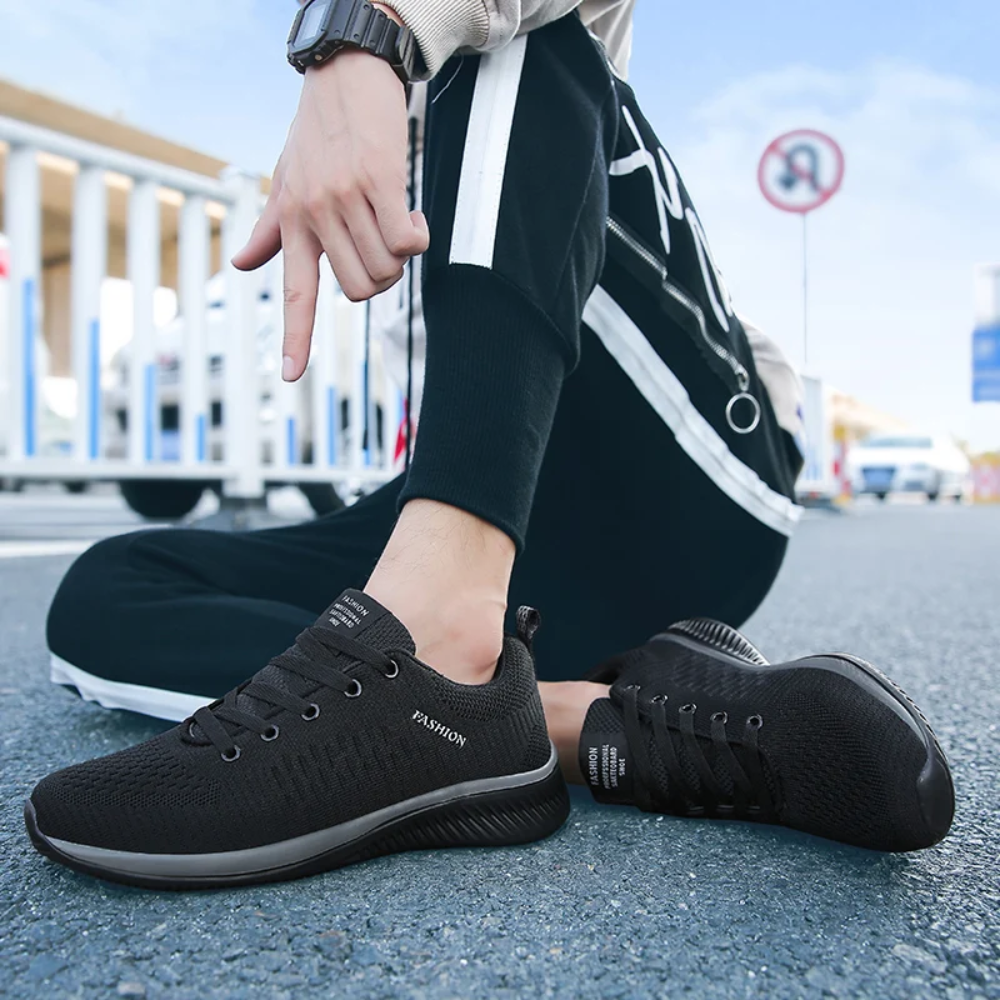 Morgan™ | Herrer Letvægts Skridsikre Løbesko med Åndbart Design