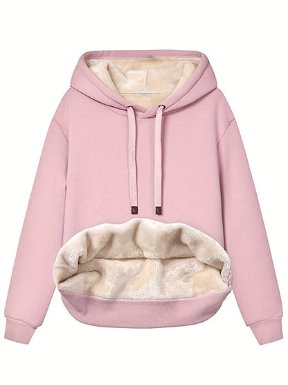 Alana™ | Luksuriøs Fleece Hoodie med Uovertruffen Varme og Stil