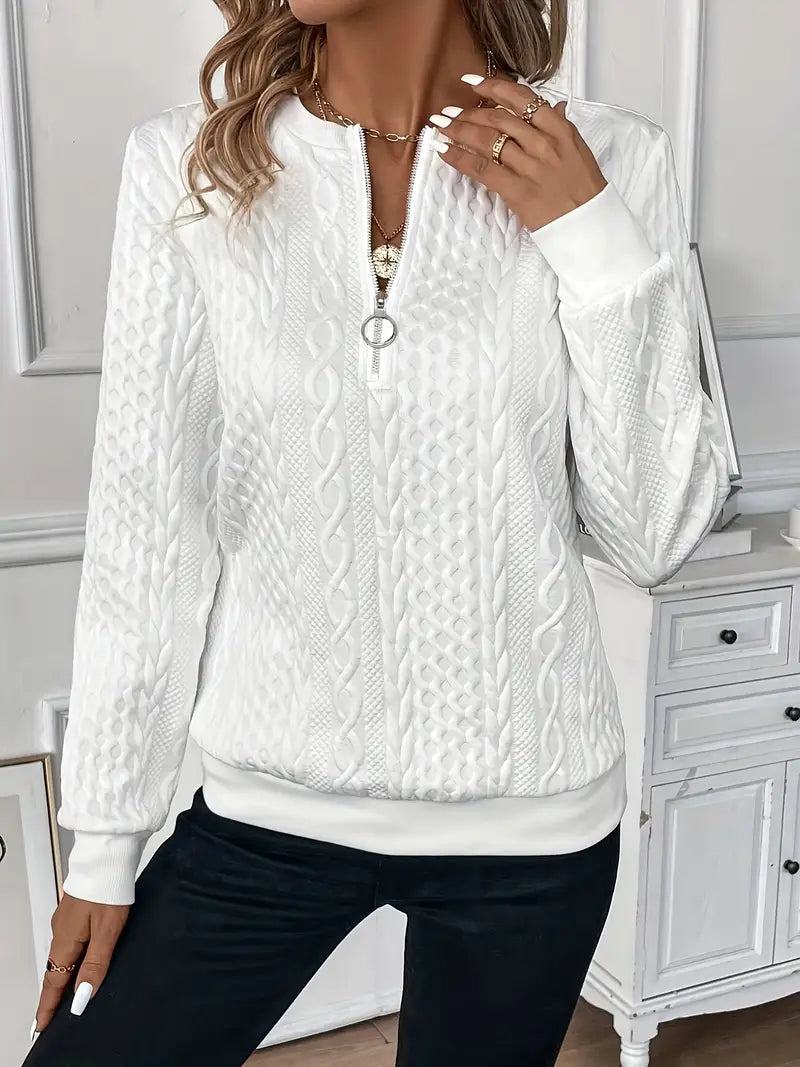 Éliane | Kabelstrikket Sweater Damer