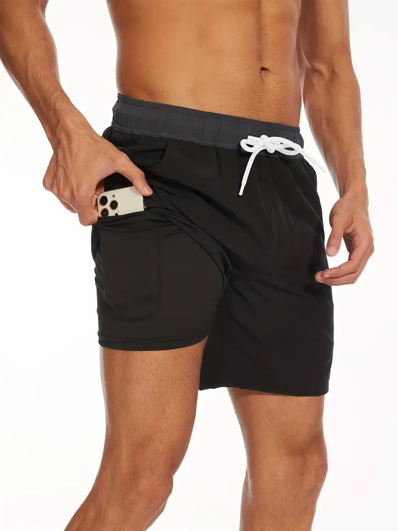 Zerno | Badeshorts 2-i-1 Herre