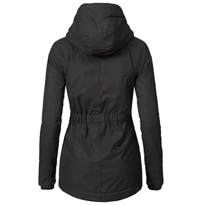 Mona™ | Elegant Lang Slim Fit Parka Damer Vinterjakke