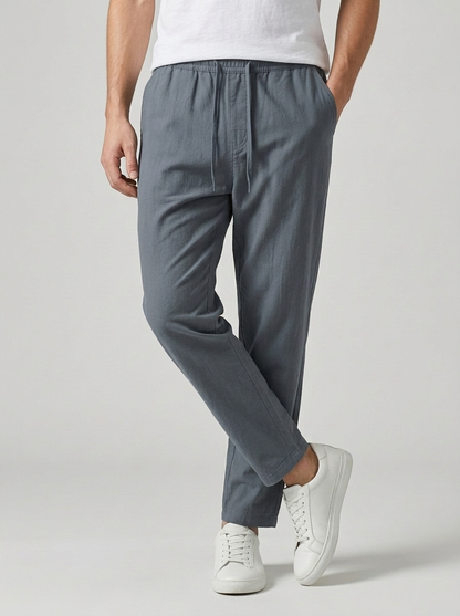 Elvano | Lette Linnedbukser Med Afslappet Pasform