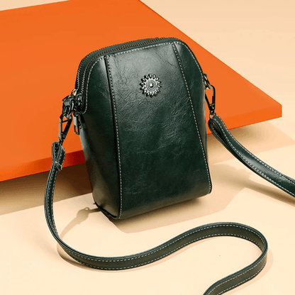 Eloria | Kompakt Crossbodytaske Med Blomsterdetalje