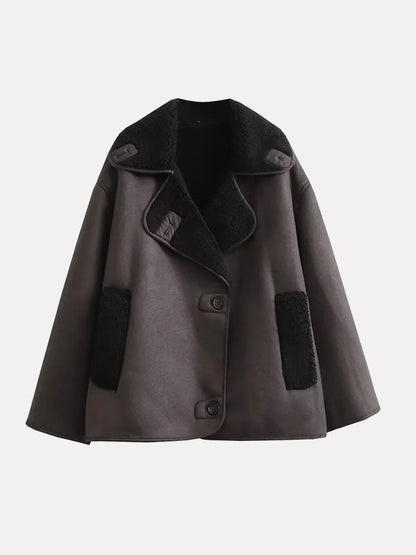 Solayne | Shearling Aviator Jakke
