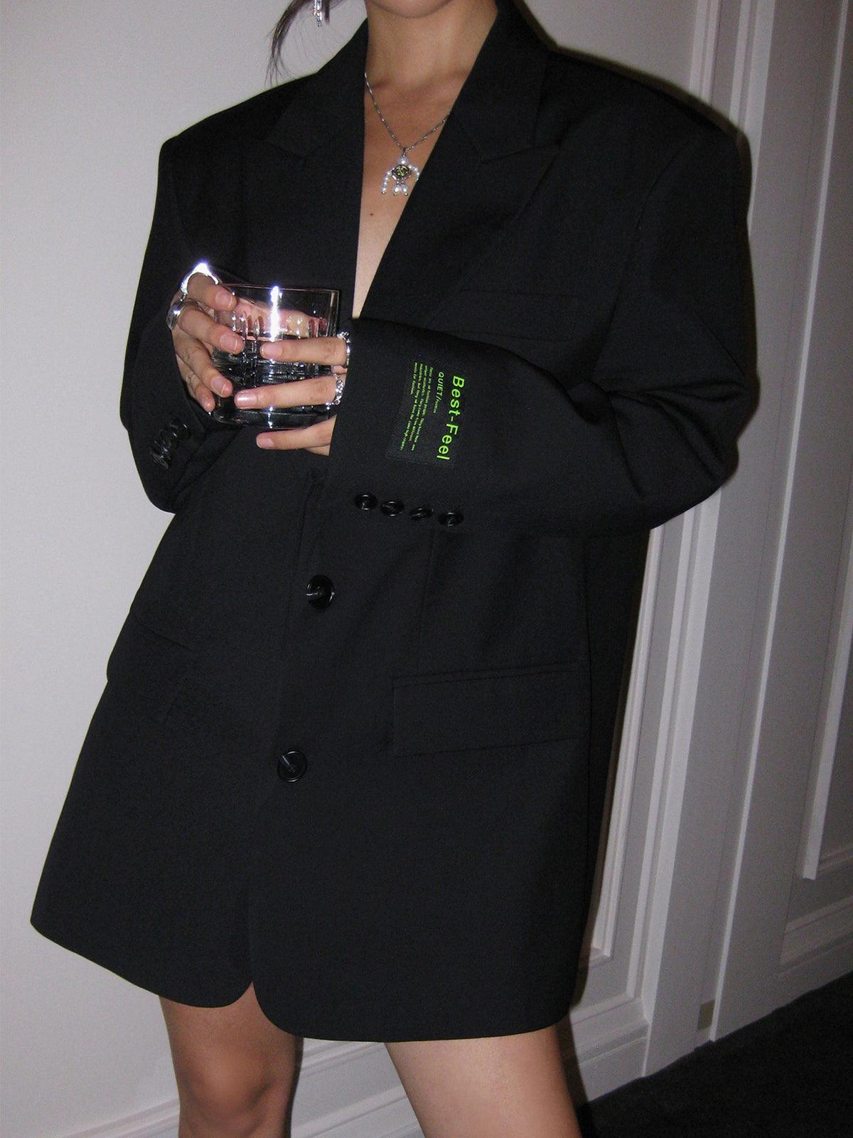 Marisse | Mørkegrå Oversized Blazer