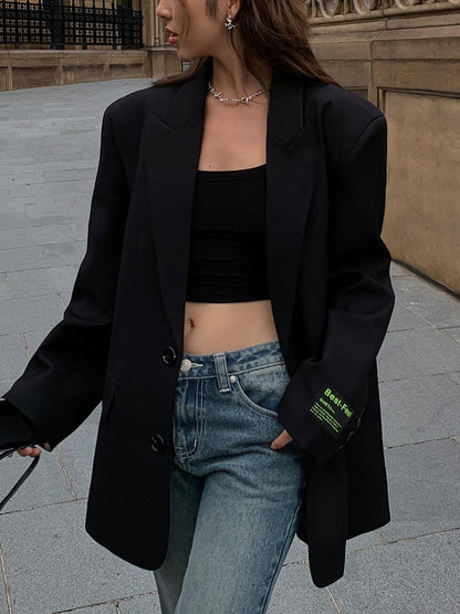 Marisse | Mørkegrå Oversized Blazer