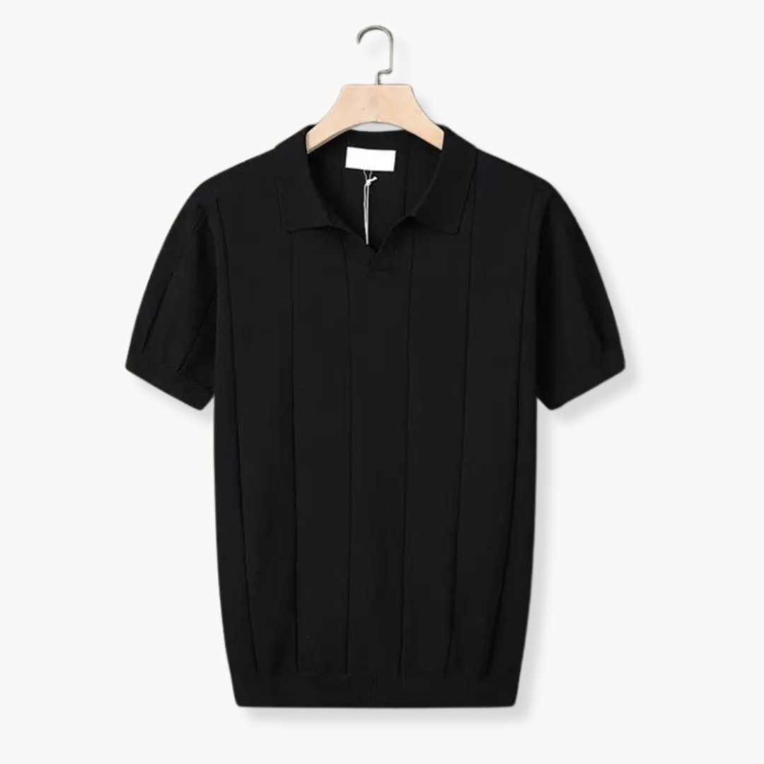 Silvéran | Strikket Poloshirt Herre