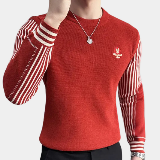 Adrien | Rød Slim-Fit Herretrøje