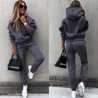 Noelle™ | Damer Oversized Joggingsæt | Luksuriøst To-delt Loungewear Sæt
