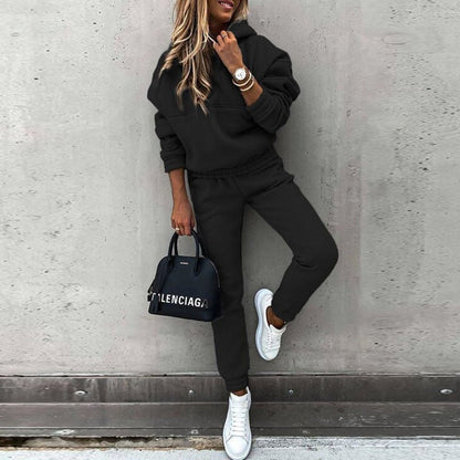 Noelle™ | Damer Oversized Joggingsæt | Luksuriøst To-delt Loungewear Sæt
