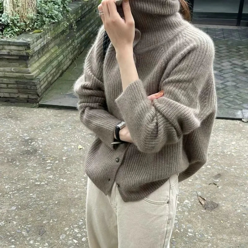 Clémence | Cardigan Damer Med Bred Krave