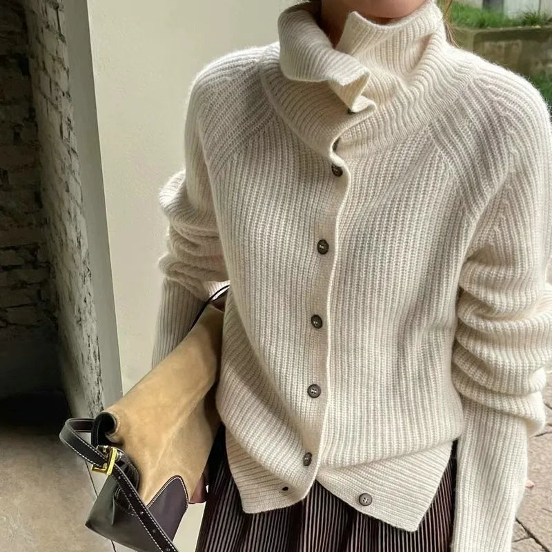 Clémence | Cardigan Damer Med Bred Krave